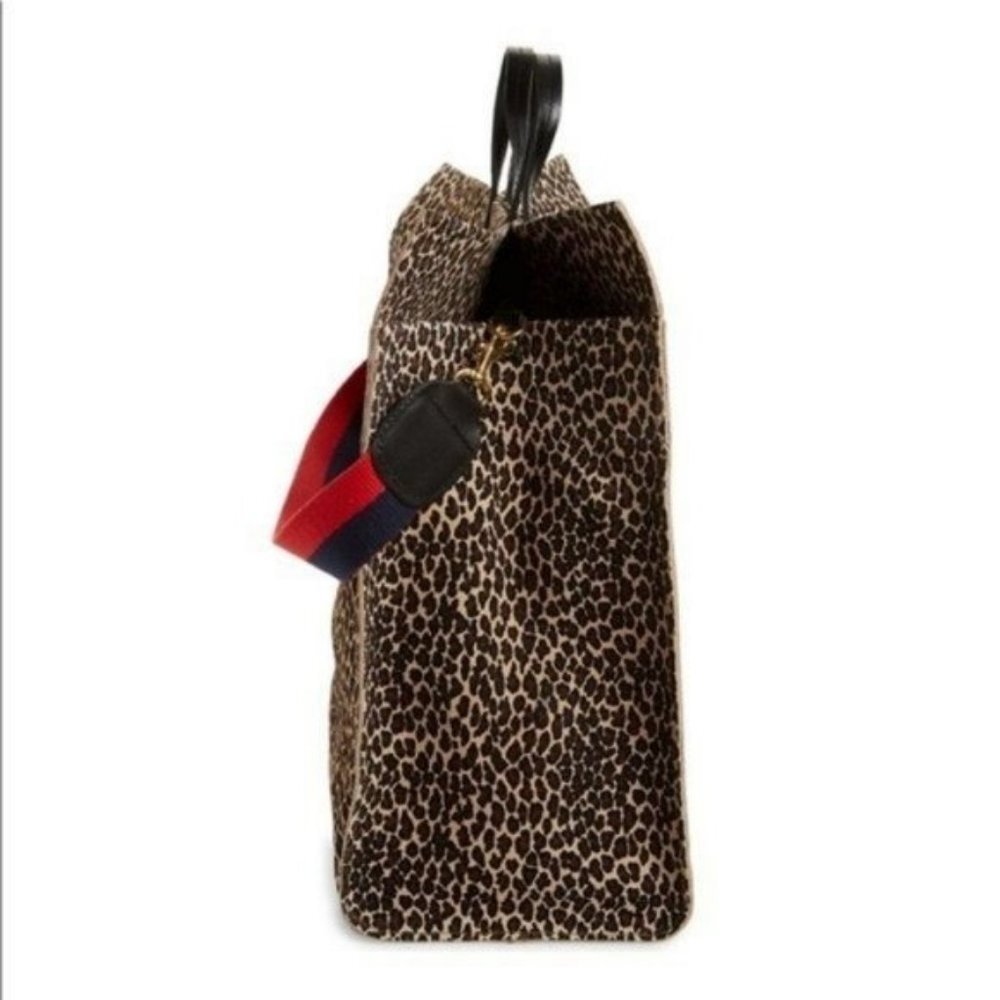 Clare V. Simple Tote Suede in Mini Cat NWT Convertible with Removable Strap - Picture 4 of 8